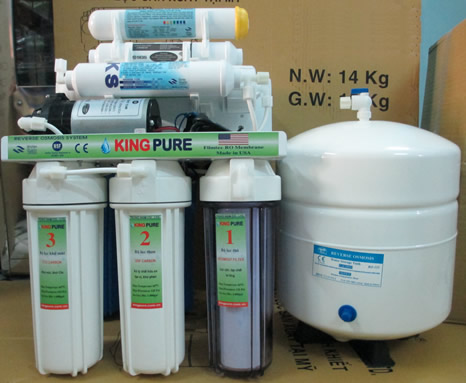 Máy lọc nước RO gia đình Kingpure-7 cấp Alkaline